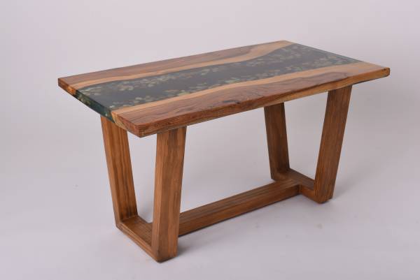 Acacia wood coffee table - Image 4