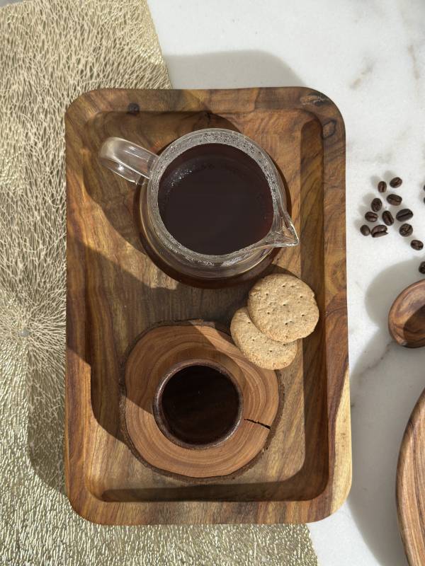 Asersus wood Tea tray