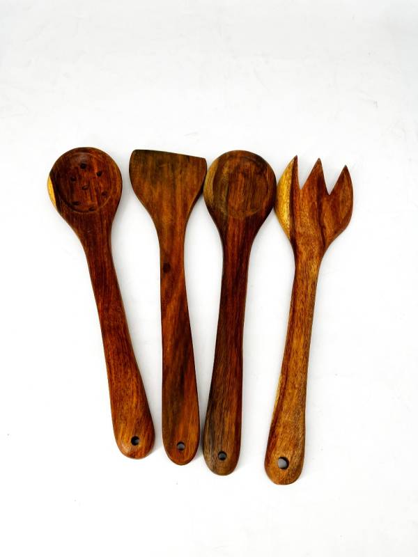 Asersus Wood Kitchen tools set