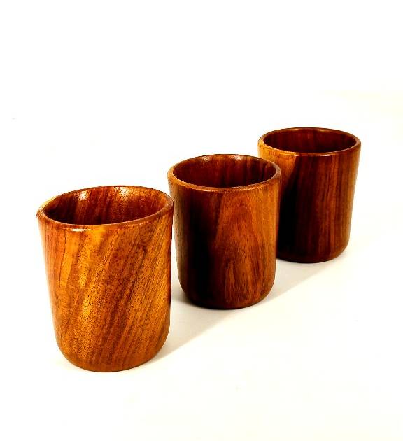 Asersus Wood Hot drinks cups mini set