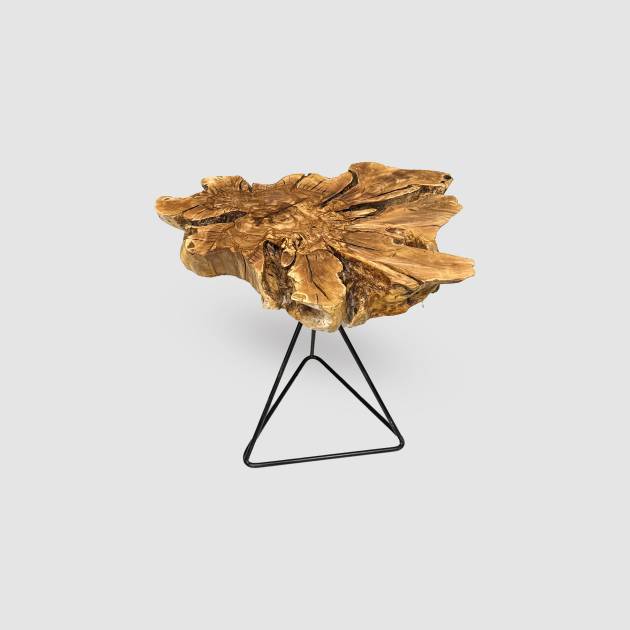 Olive Burl live edge side table