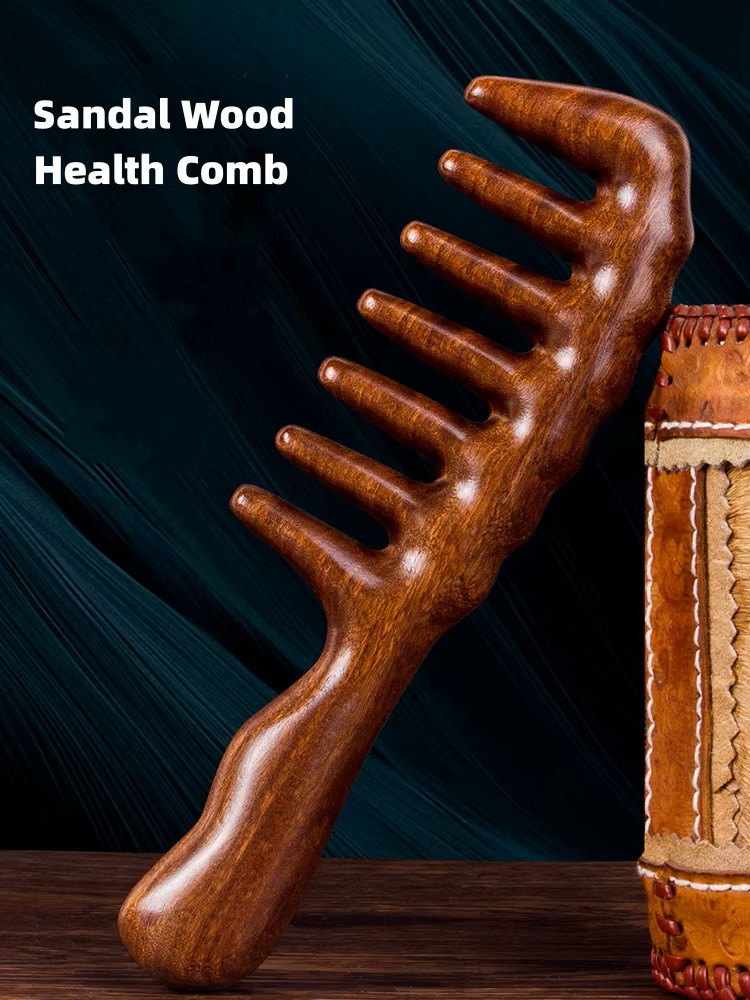 Sandal Wooden Massage Comb - Image 2